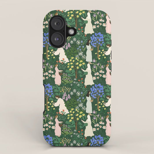Ladies working in the garden iPhone Case Gallery Image 1