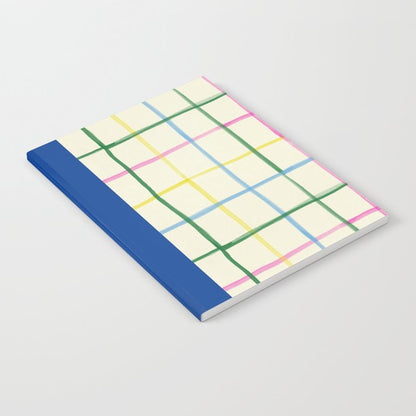 Abstract Tennis Net Pattern in Cream Notebook Gallery Image 1