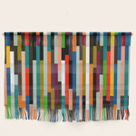 mid century stripes geometry retro Wall Hanging Gallery Image 1