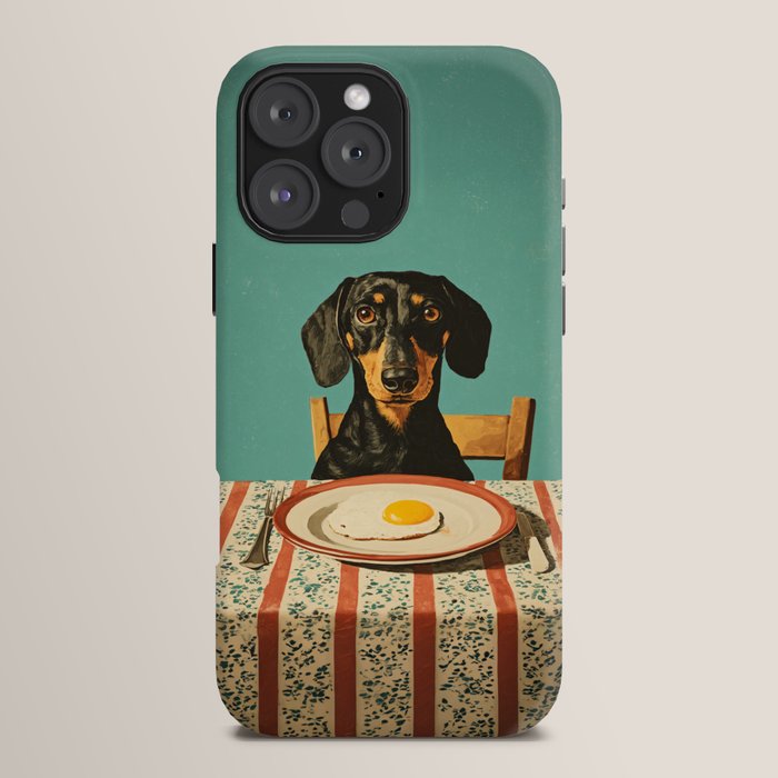 Dachshund Waiting For Breakfast iPhone Case Gallery Image 16