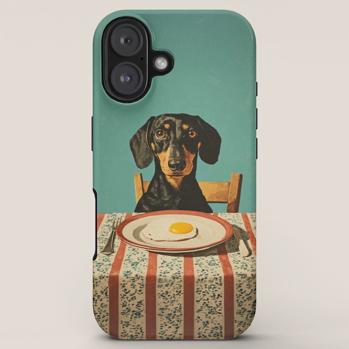 Dachshund Waiting For Breakfast iPhone Case Gallery Image 5