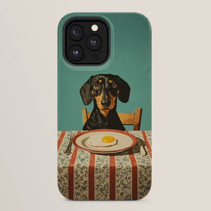 Dachshund Waiting For Breakfast iPhone Case Gallery Image 24
