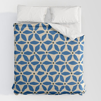 Blue flower pattern Duvet Cover Gallery Image 2