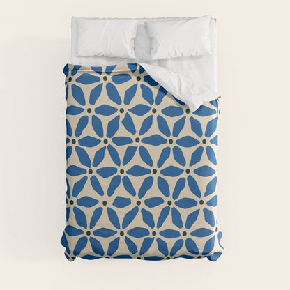 Blue flower pattern Duvet Cover Gallery Image 3