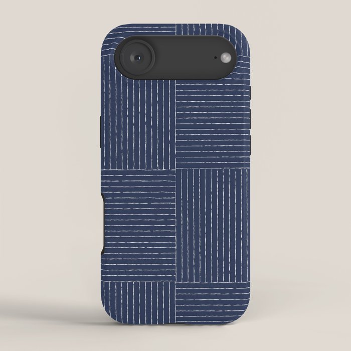 Lines III (Navy) iPhone Case Gallery Image 2