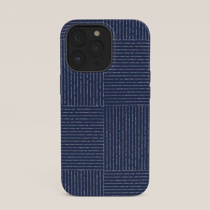 Lines III (Navy) iPhone Case Gallery Image 35