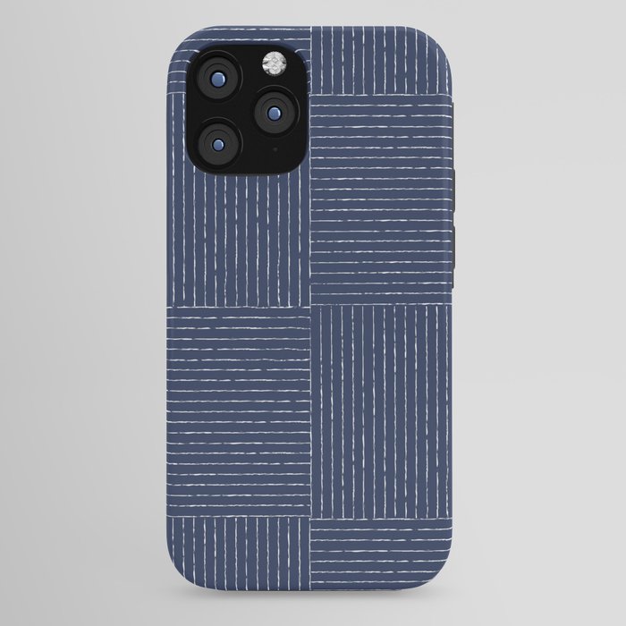 Lines III (Navy) iPhone Case Gallery Image 44