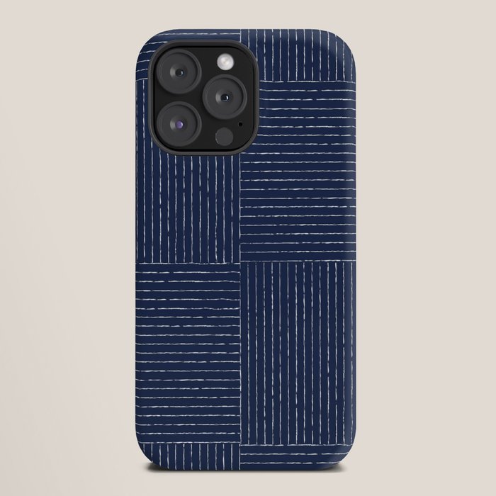 Lines III (Navy) iPhone Case Gallery Image 20