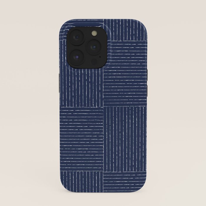 Lines III (Navy) iPhone Case Gallery Image 39