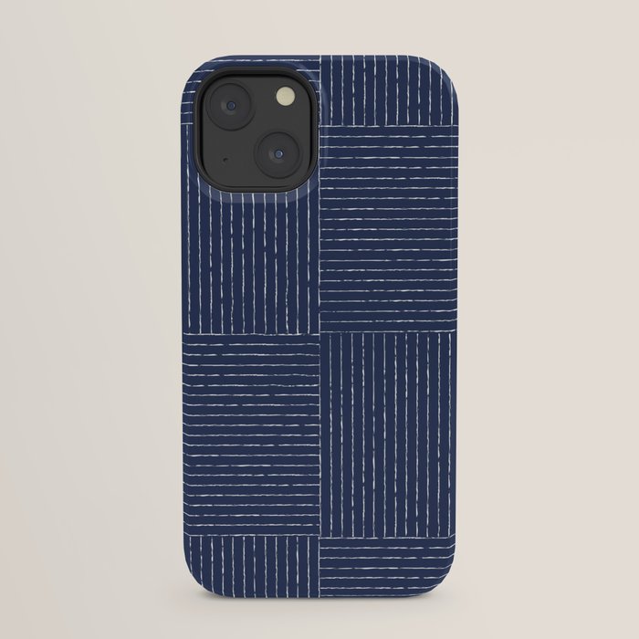 Lines III (Navy) iPhone Case Gallery Image 21