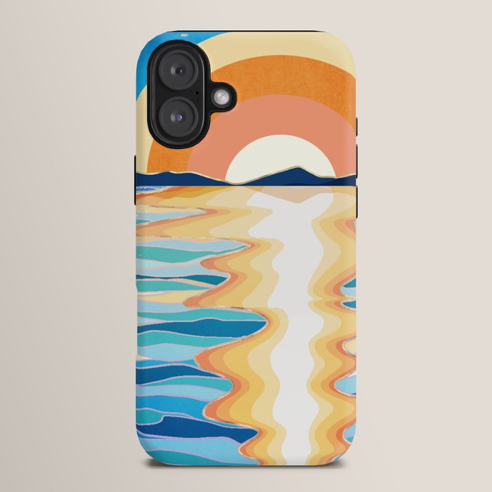 Retro Ocean Sun iPhone Case Gallery Image 14