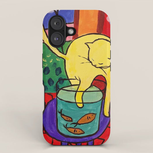 Cat with Red Fish- Henri Matisse iPhone Case Gallery Image 1