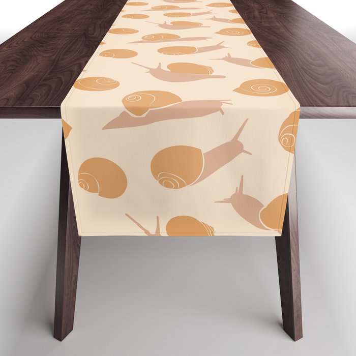 Retro Snail Pattern Table Runner Gallery Image 1