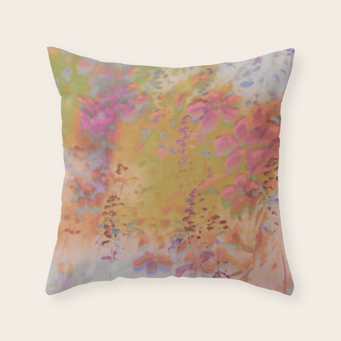 Florally Yours Throw Pillow Gallery Image 4