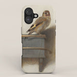 The Goldfinch Painting by Carel Fabritius, 1654 iPhone Case Gallery Image 1