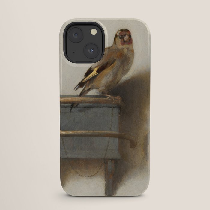 The Goldfinch Painting by Carel Fabritius, 1654 iPhone Case Gallery Image 25