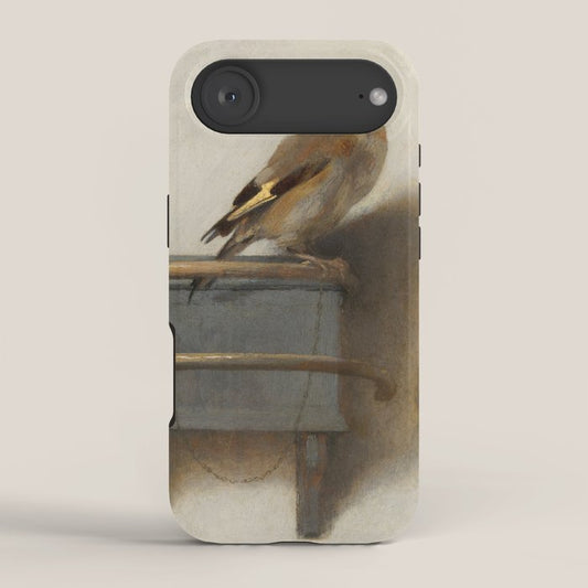 The Goldfinch Painting by Carel Fabritius, 1654 iPhone Case Gallery Image 2