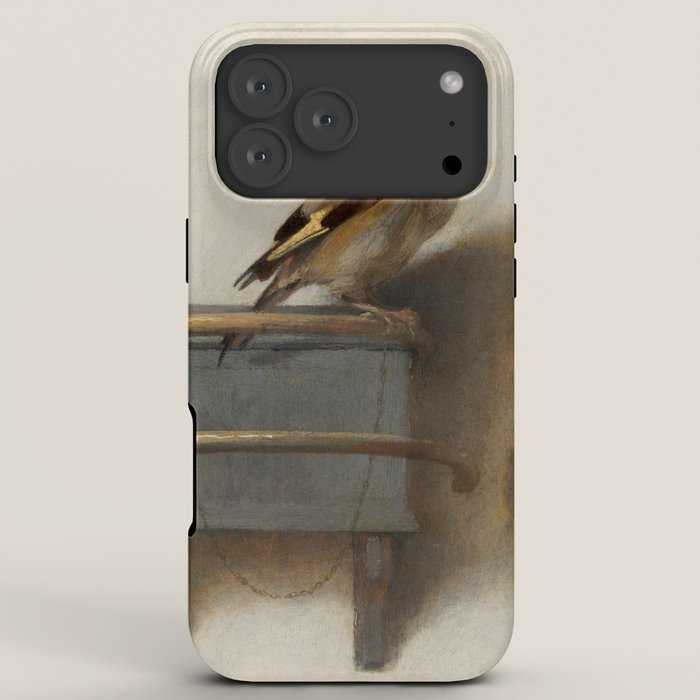 The Goldfinch Painting by Carel Fabritius, 1654 iPhone Case Gallery Image 8