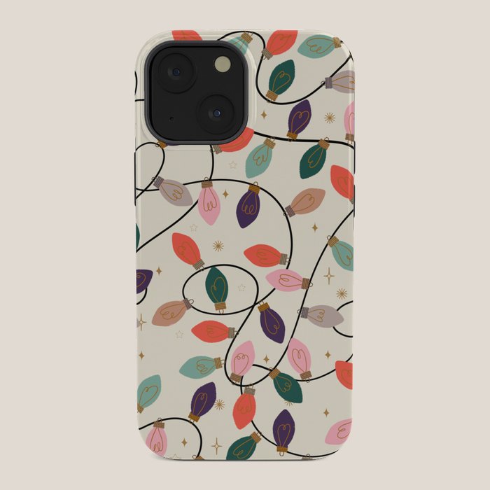 Whimsical Festive String Lights Seamless Pattern iPhone Case Gallery Image 34