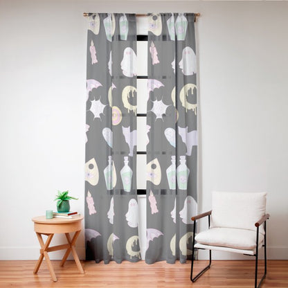 Pastel Goth Window Curtain Gallery Image 24