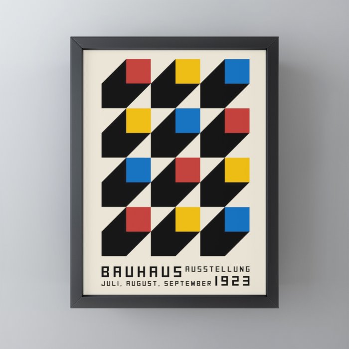 Vintage poster-Bauhaus Juli-September 1923. Mini Art Print Gallery Image 3