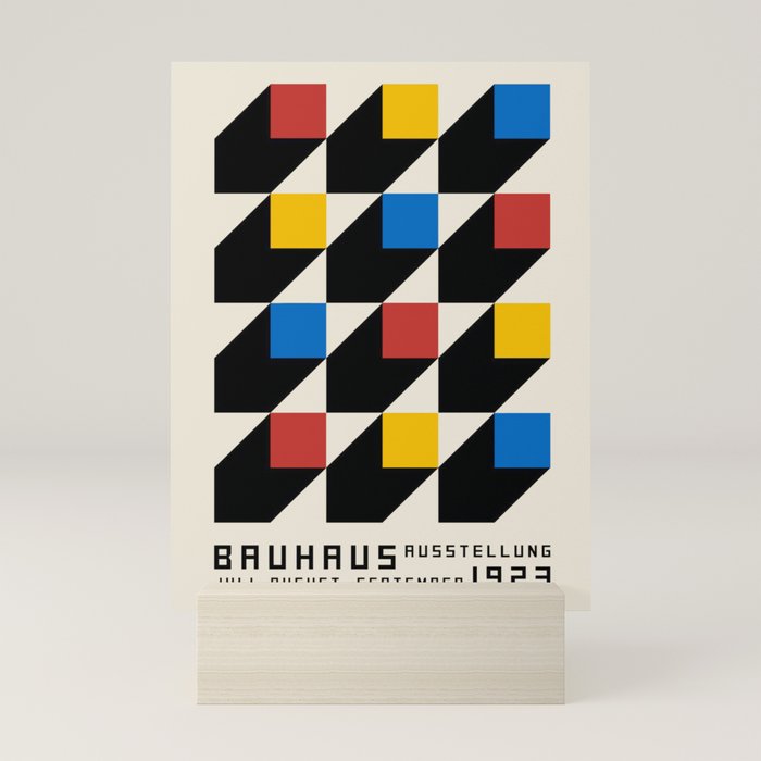 Vintage poster-Bauhaus Juli-September 1923. Mini Art Print Gallery Image 5