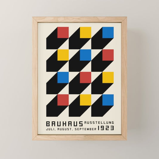 Vintage poster-Bauhaus Juli-September 1923. Mini Art Print Gallery Image 1
