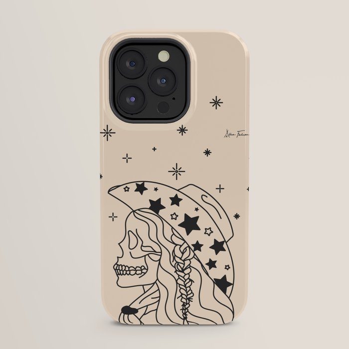 Love or Die Tryinâ - Rhinestone Cowgirl Black & Cream iPhone Case Gallery Image 31