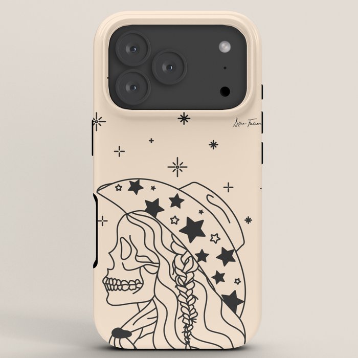 Love or Die Tryinâ - Rhinestone Cowgirl Black & Cream iPhone Case Gallery Image 7