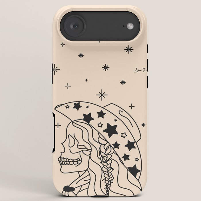 Love or Die Tryinâ - Rhinestone Cowgirl Black & Cream iPhone Case Gallery Image 6