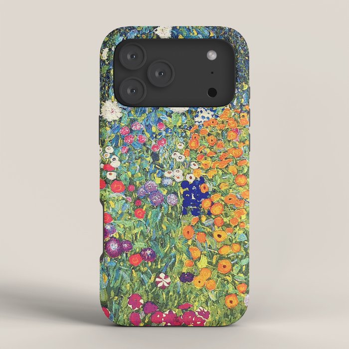 Gustav Klimt Flower Garden 2 iPhone Case Gallery Image 4