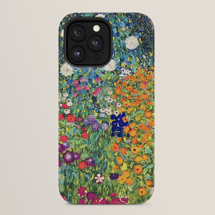 Gustav Klimt Flower Garden 2 iPhone Case Gallery Image 24