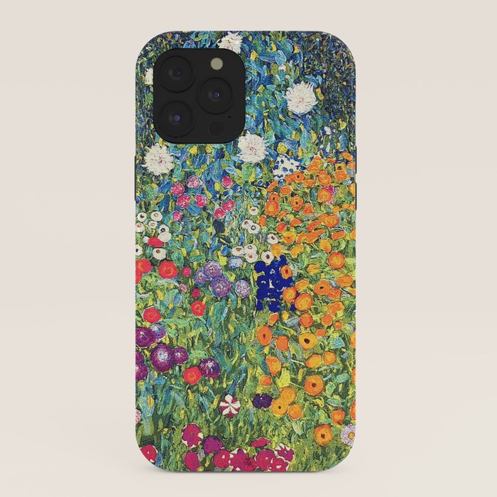 Gustav Klimt Flower Garden 2 iPhone Case Gallery Image 40