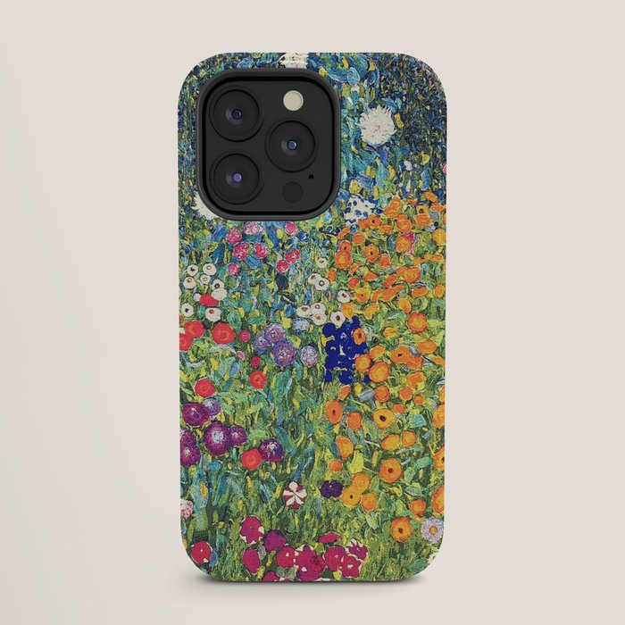Gustav Klimt Flower Garden 2 iPhone Case Gallery Image 27
