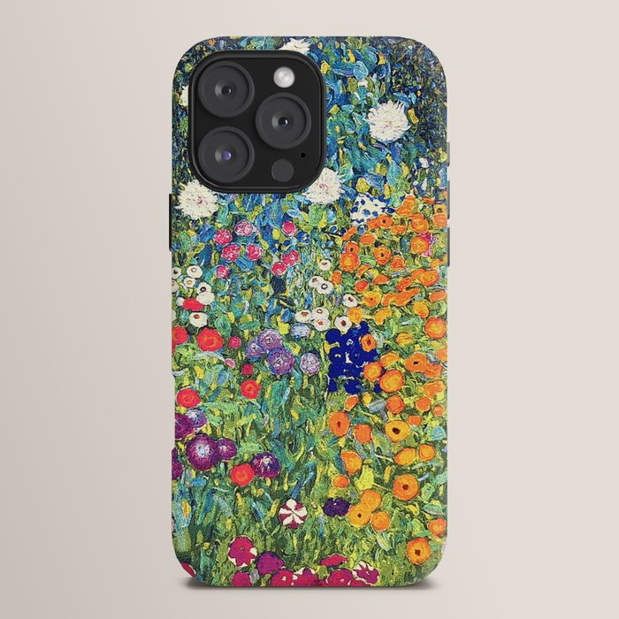 Gustav Klimt Flower Garden 2 iPhone Case Gallery Image 16