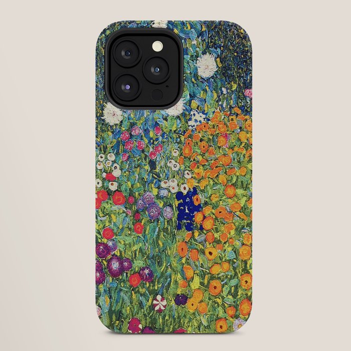 Gustav Klimt Flower Garden 2 iPhone Case Gallery Image 28