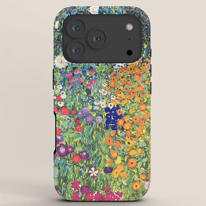 Gustav Klimt Flower Garden 2 iPhone Case Gallery Image 7