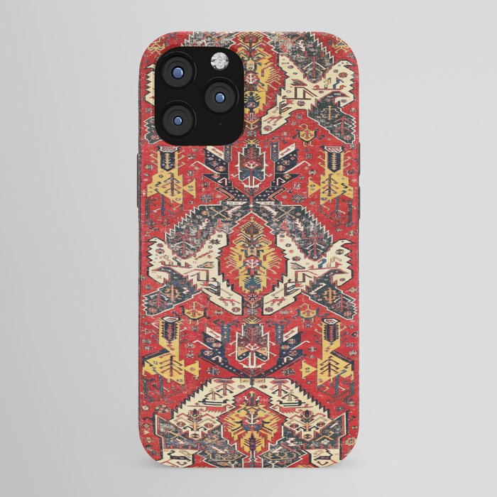 Dragon Sumakh Antique East Caucasus Kuba Rug Print iPhone Case Gallery Image 43