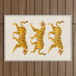 Fierce: Golden Tiger Edition Outdoor Rug Gallery Image 1
