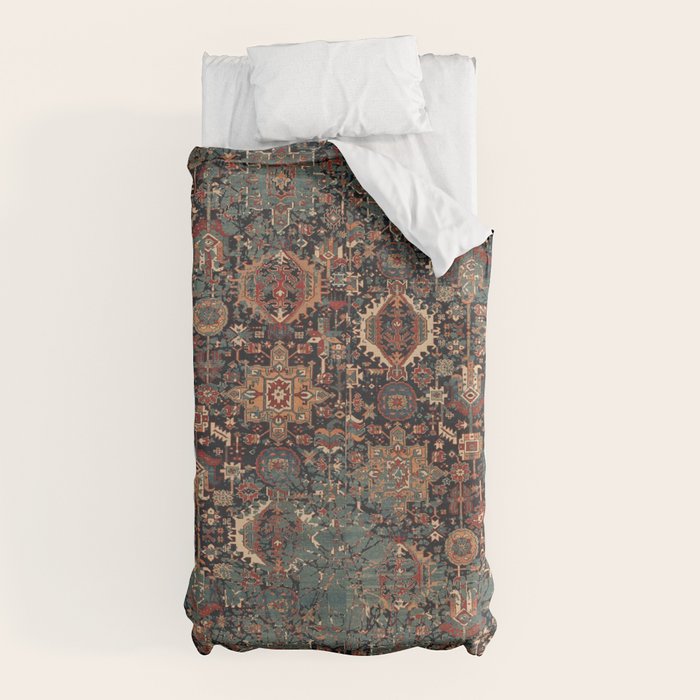 Vintage Traditional Moroccan Rug Duvet Cover Gallery Image 5