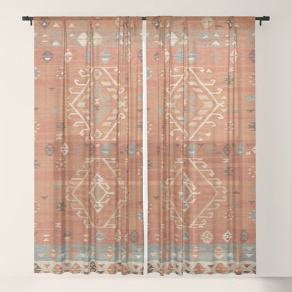 Heritage Traditional Moroccann Rug Design Window Curtain Gallery Image 17