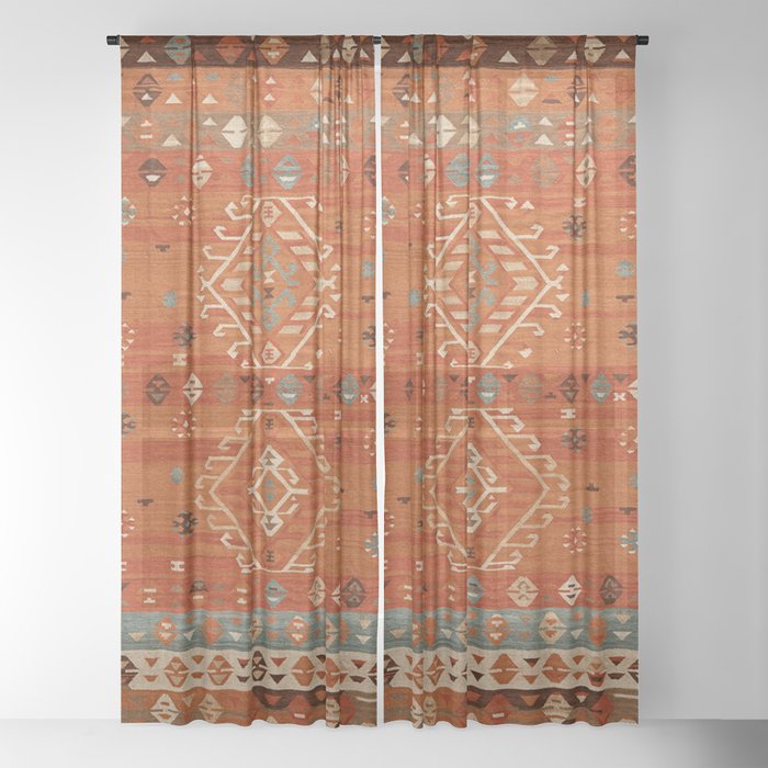 Heritage Traditional Moroccann Rug Design Window Curtain Gallery Image 18
