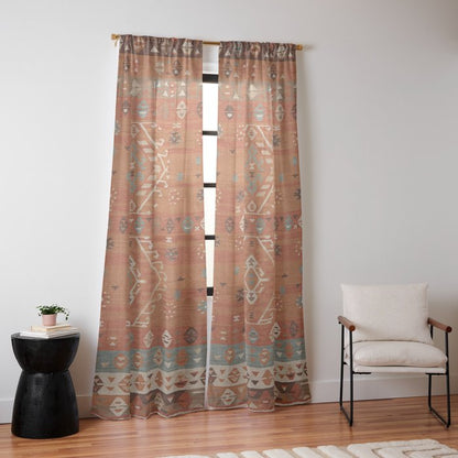 Heritage Traditional Moroccann Rug Design Window Curtain Gallery Image 10