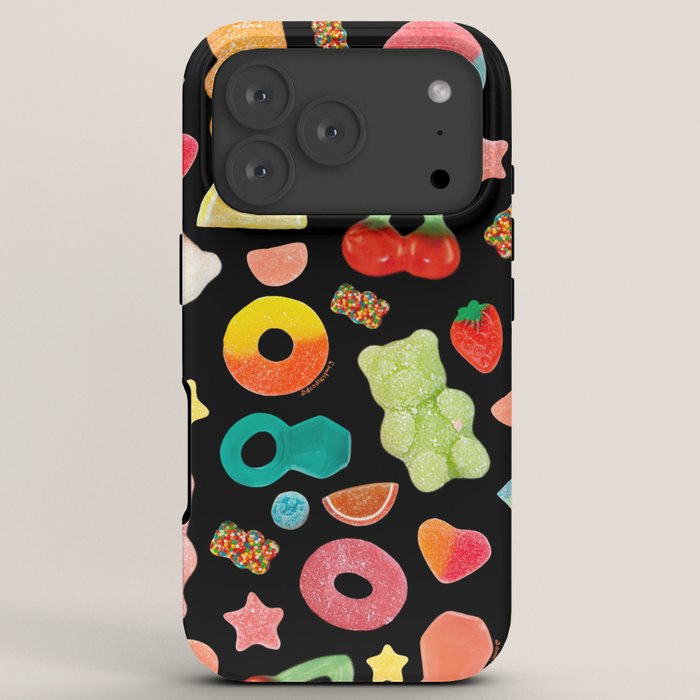 Candy Print in Black iPhone Case Gallery Image 7