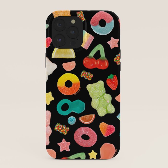 Candy Print in Black iPhone Case Gallery Image 40