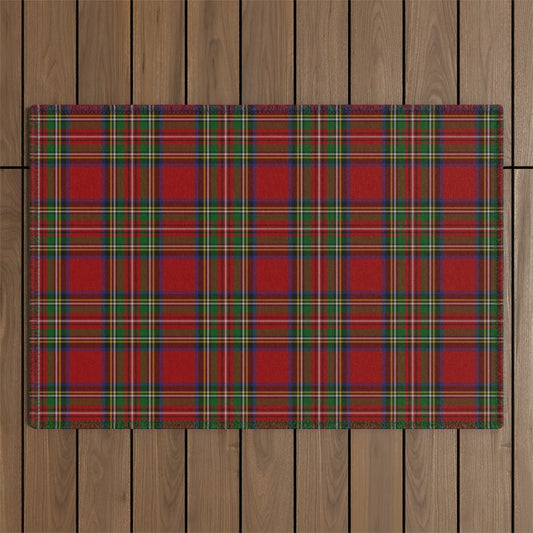 Royal Stewart Tartan Clan Outdoor Rug Gallery Image 1