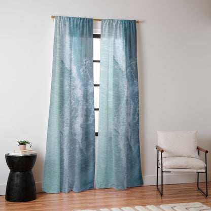 Turquoise Sea Window Curtain Gallery Image 10