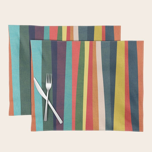 Mid-century zebra Placemat Gallery Image 2
