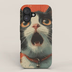 Shocked Cat II iPhone Case Gallery Image 1