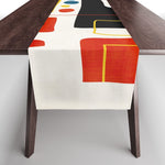 Colorful Bold Abstract Modern Artwork H02 Table Runner Gallery Image 1